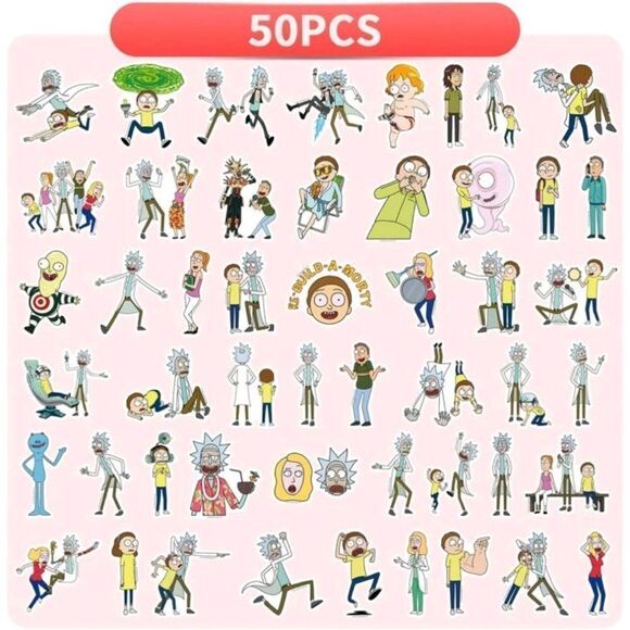 Rick and Morty Stickers - Picture 3 of 3